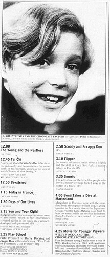 Friday 1 Feb 1985 (afternoon on TV One)