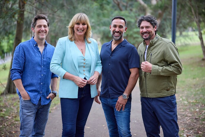 Charlie, Johanna, Adam and Colin from Better Homes and Gardens