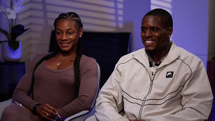 ShaCarri Richardson and Christian Coleman Unfiltered on Seven and 7plus