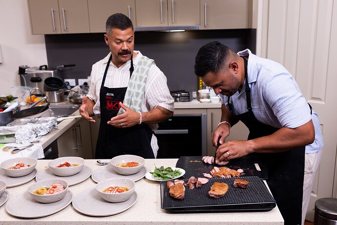 MKR S15 EP 1  Justin and Will Instant Restaurant  026