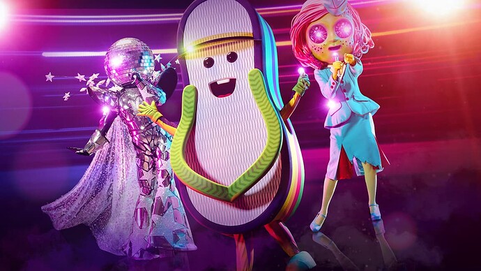 The Masked Singer Australia - Mirrorball, Zombie and Thong