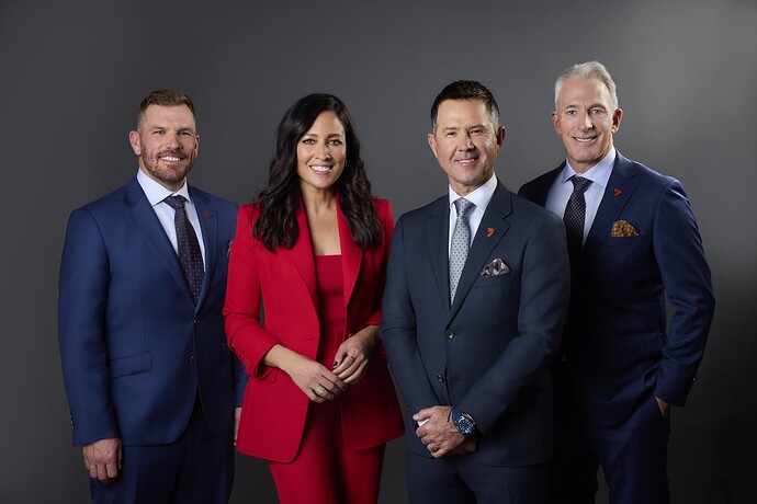 7Cricket - Aaron Finch, Mel McLaughlin, Ricky Ponting, Damien Fleming