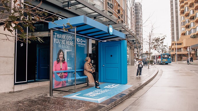 Thank God You're Here_JC Decaux & Wavemaker Bus Shelter (1)