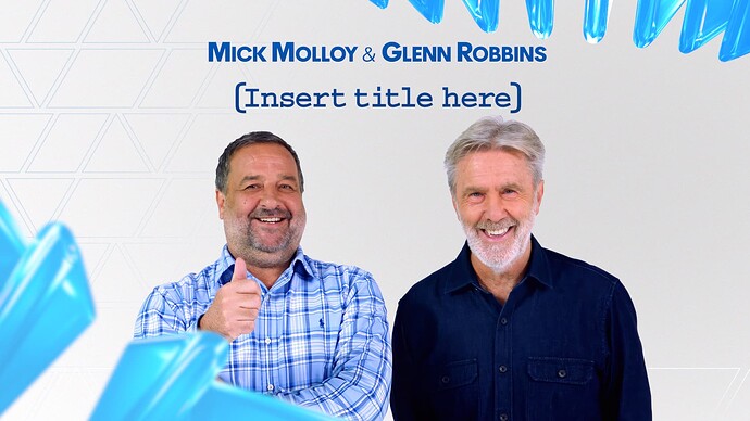Mick Molloy and Glenn Robbins show