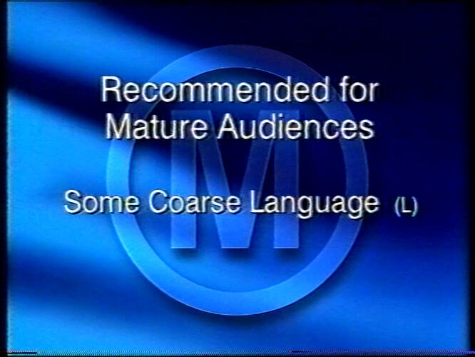 M Classification Warning for "My Best Friend's Wedding" - TEN-10 6/8/2000