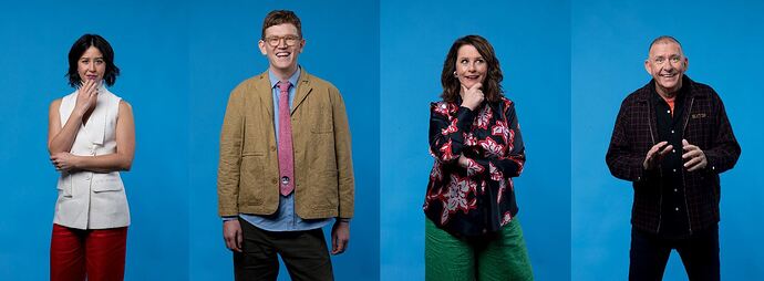 Nina Oyama, Chris Parker, Anne Edmonds and Peter Rowsthorn, Thank God You're Here.