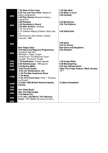 This week's TV - 29 March - 4 April 1986-7