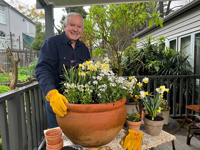 Graham gets his garden spring ready
