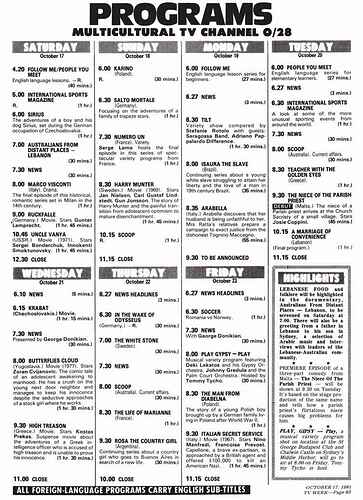 SBS 1981 10 17 to 1981 10 23 TVW