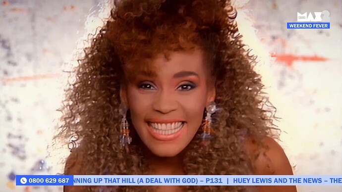 Music video request ticker (MAX 2)