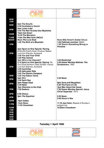 This week's TV - 29 March - 4 April 1986-3