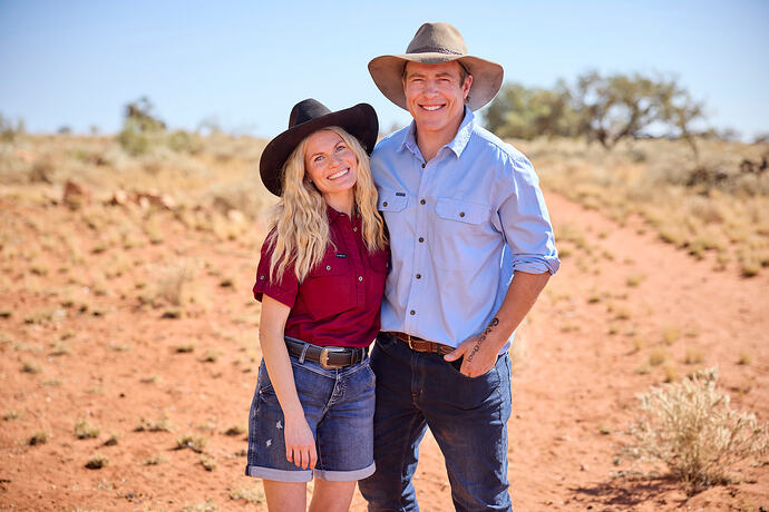 Stephen Peacocke and Bonnie Sveen on Home and Away set in Western Australia (Credit Jeremy Greive) HAA_WA_00475resize