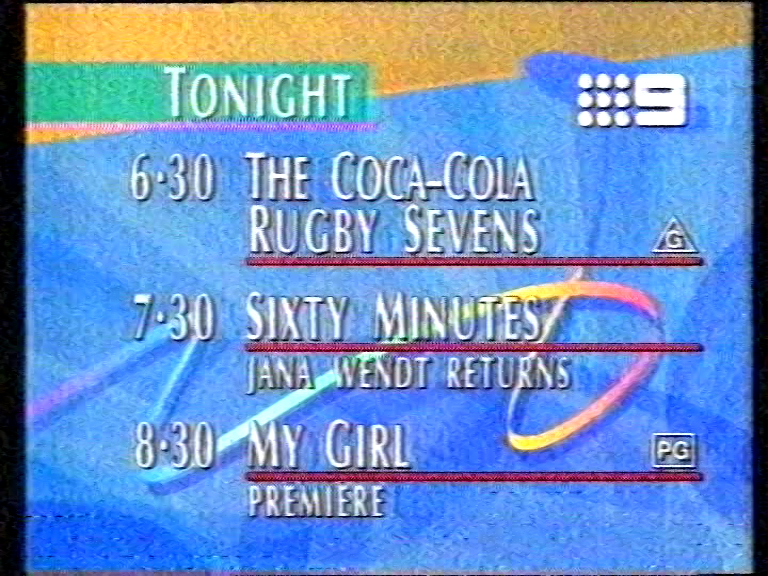 Channel Nine On-Air Presentation 1992-94 - Nine - Media Spy
